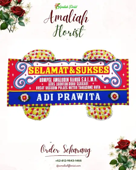 Papan Bunga Ucapan Selamat Lawatan